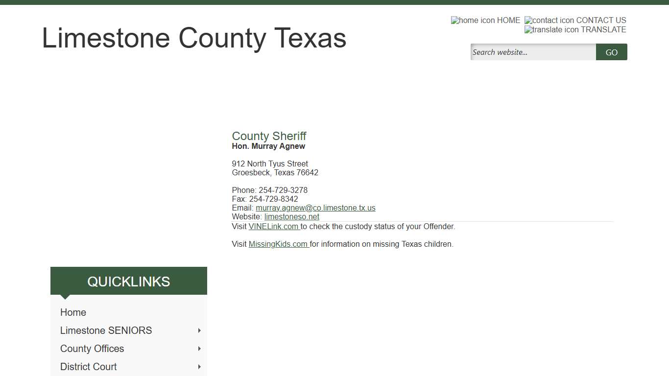 Limestone County, Texas