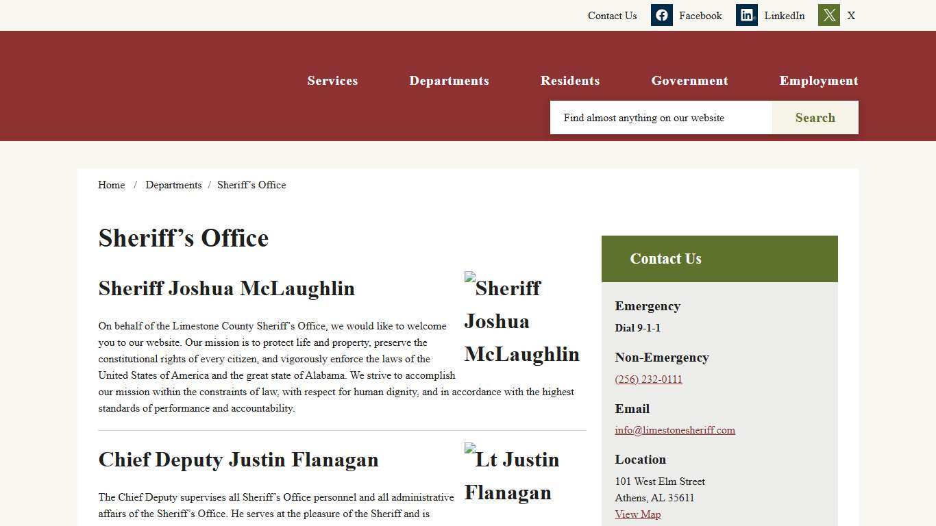 Sheriff’s Office - Limestone Co